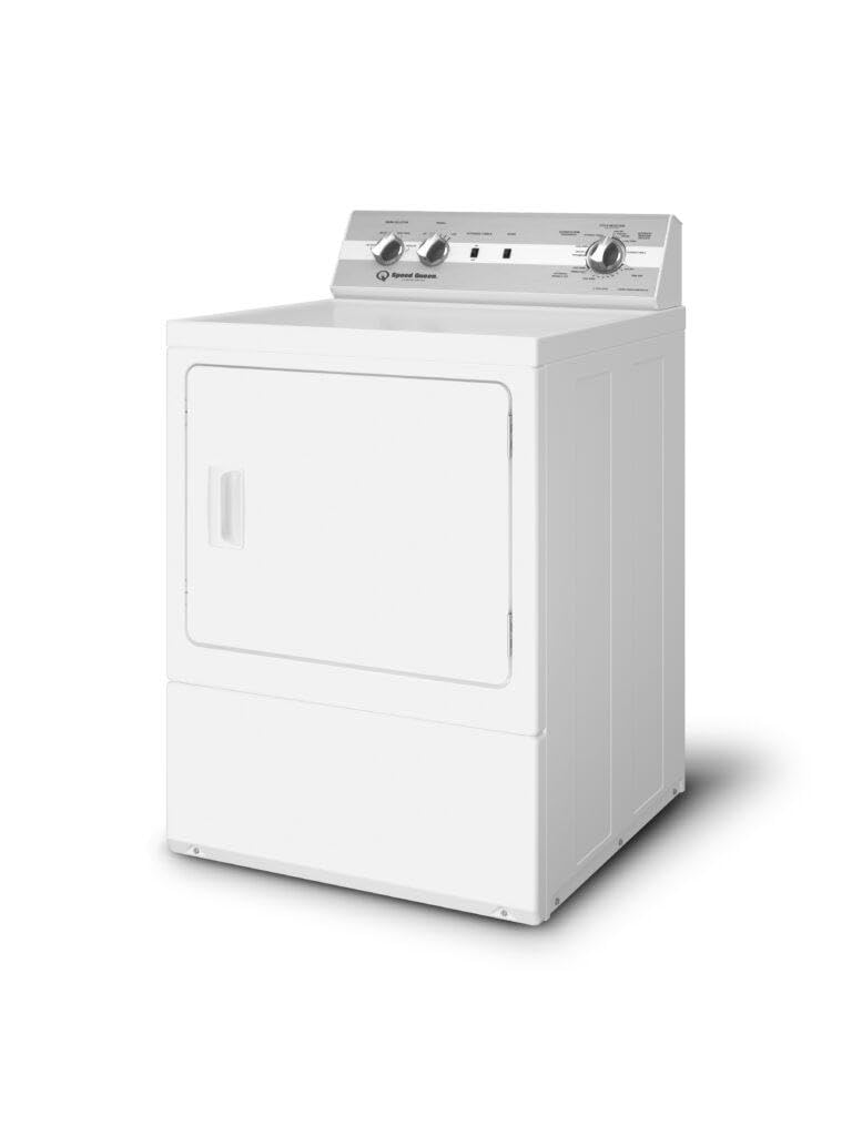 27" Electric Dryer with 7 cu. ft. Capacity, Reversible Door, in White P3827