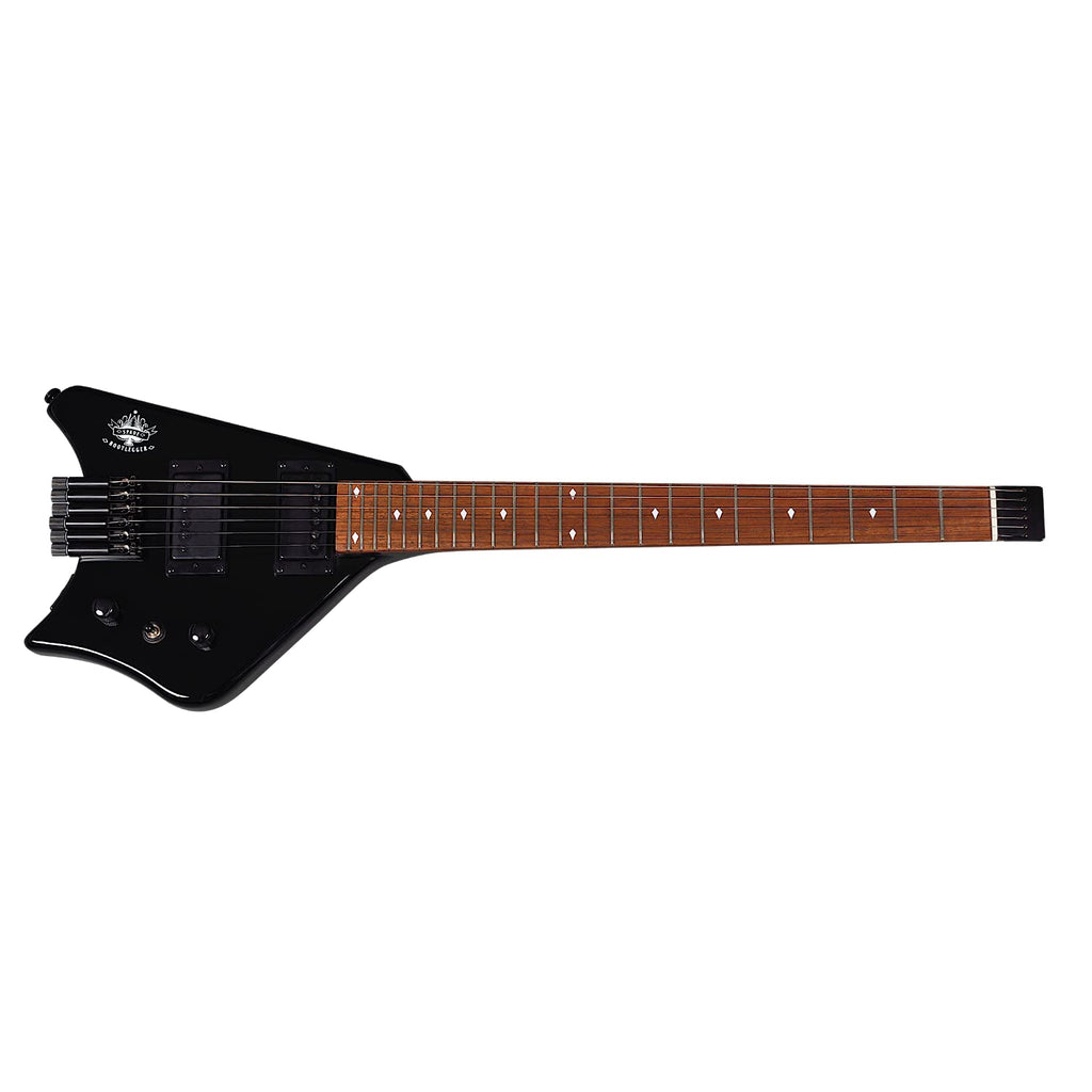 Headless Electric Travel Guitar with Hard Case G132