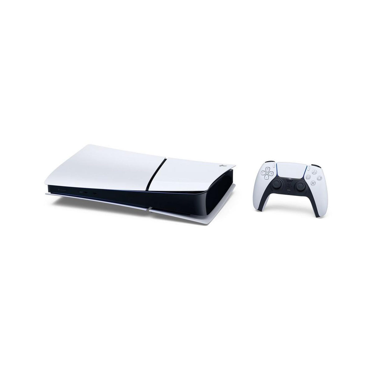 White Slim Digital PS5 1TB Gaming Console with Controller Case K296267