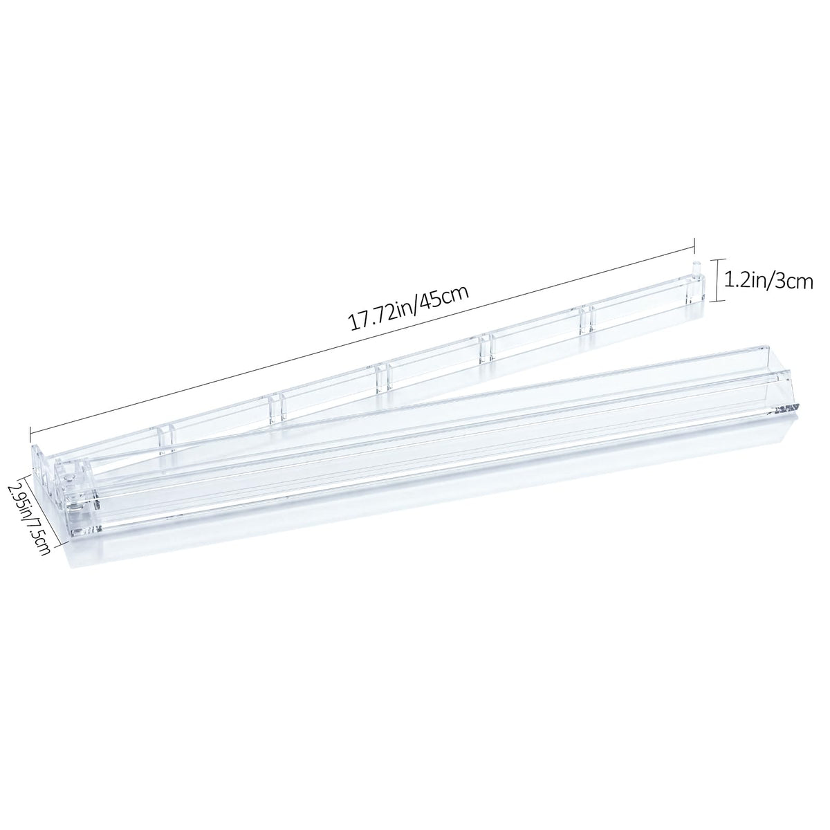 Clear Acrylic Mahjong Tile Rack and Pusher Set of 4 R776819