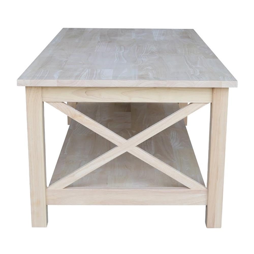 Unfinished Solid Wood Coffee Table M719