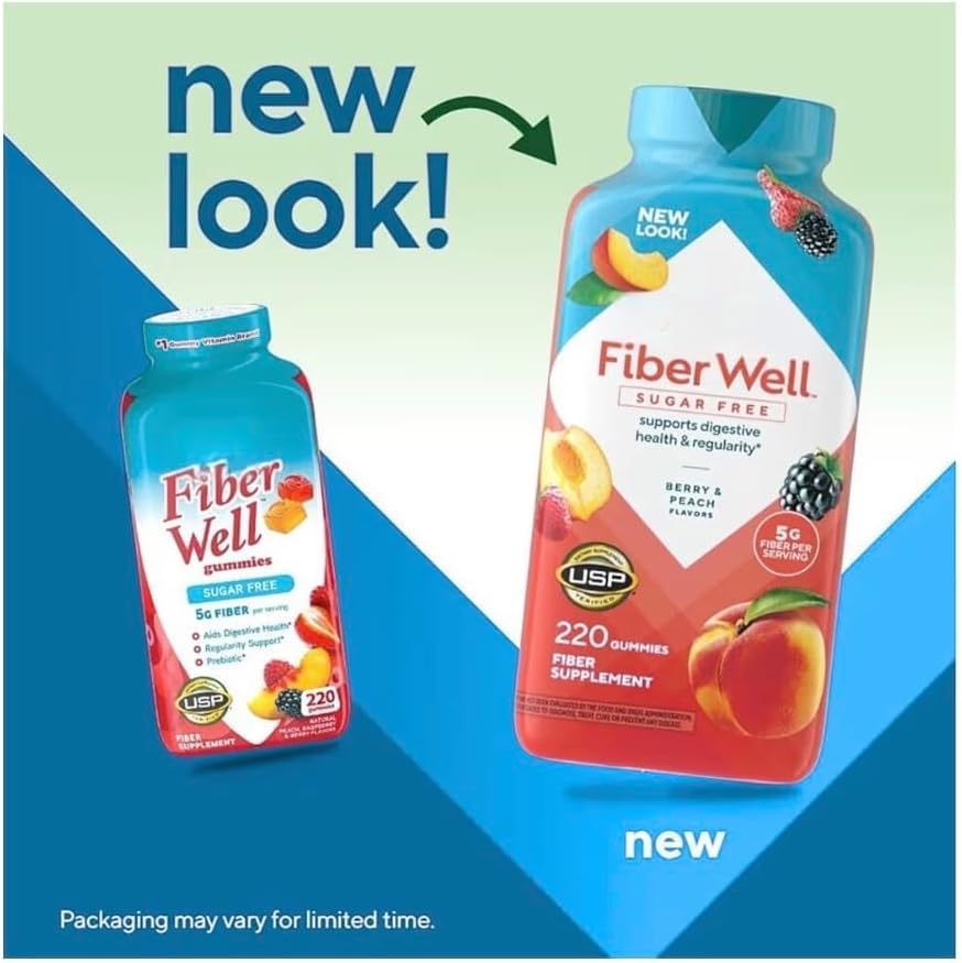 Sugar Free Fiber Gummies with Prebiotic 220 Count F200