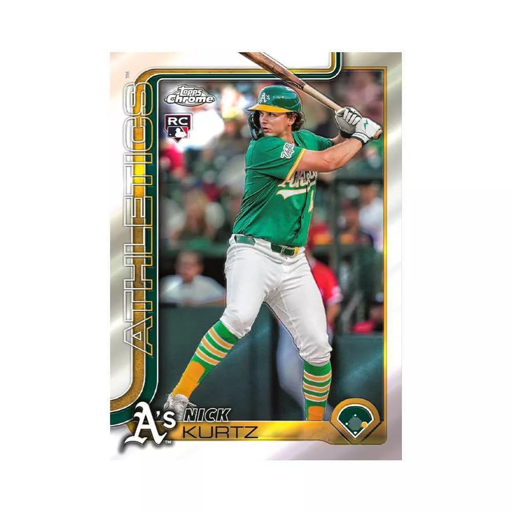 2025 MLB Chrome Baseball Trading Card Mega Box N72817
