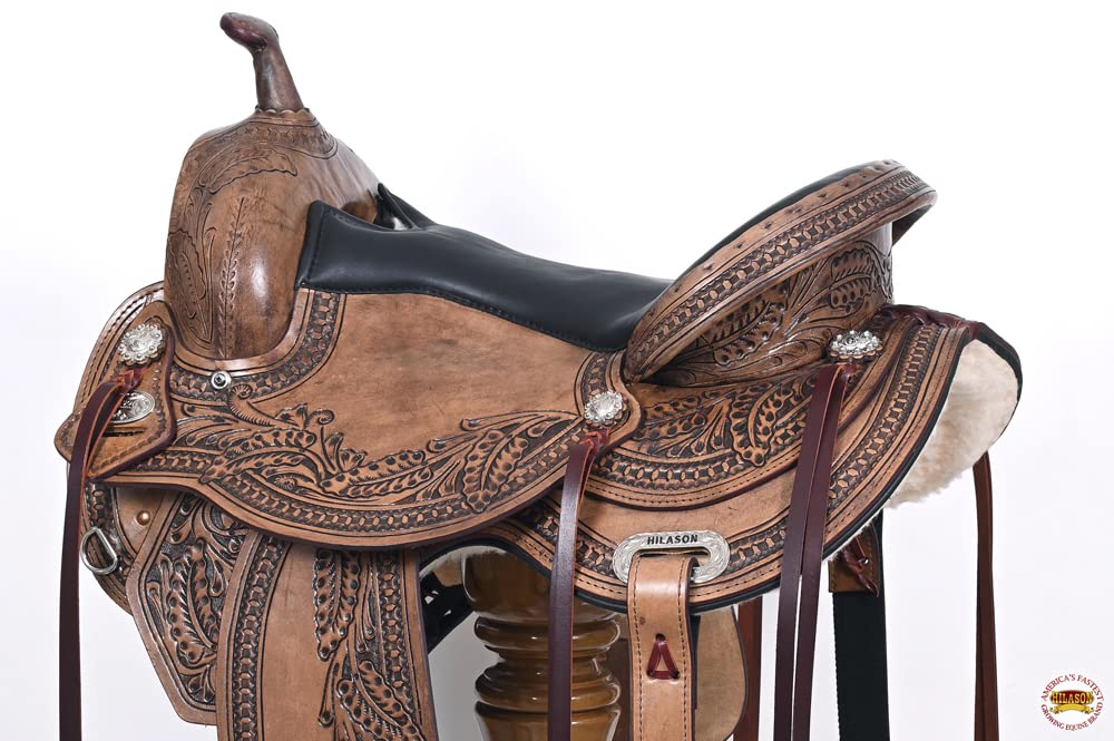 Antique Brown Western Trail Saddle K22147