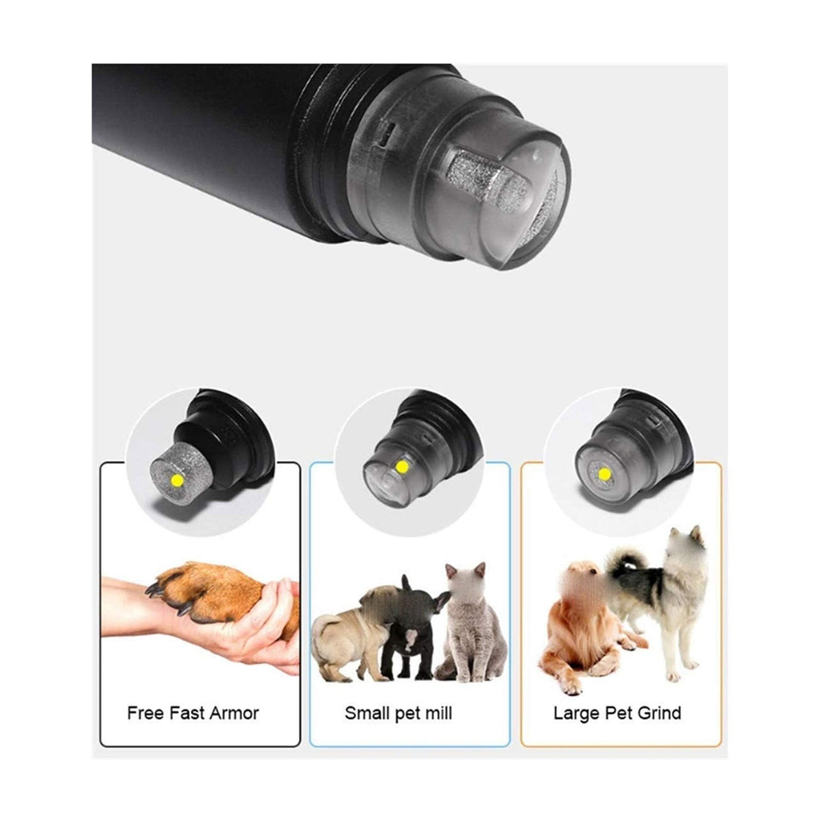 Electric Dog Nail Grinder with 3h Working Time S837