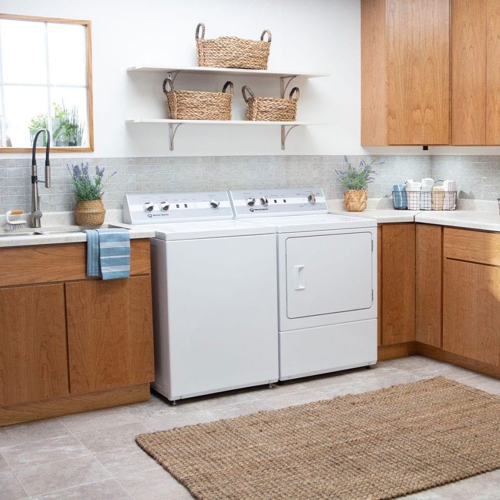 27" Electric Dryer with 7 cu. ft. Capacity, Reversible Door, in White P3827