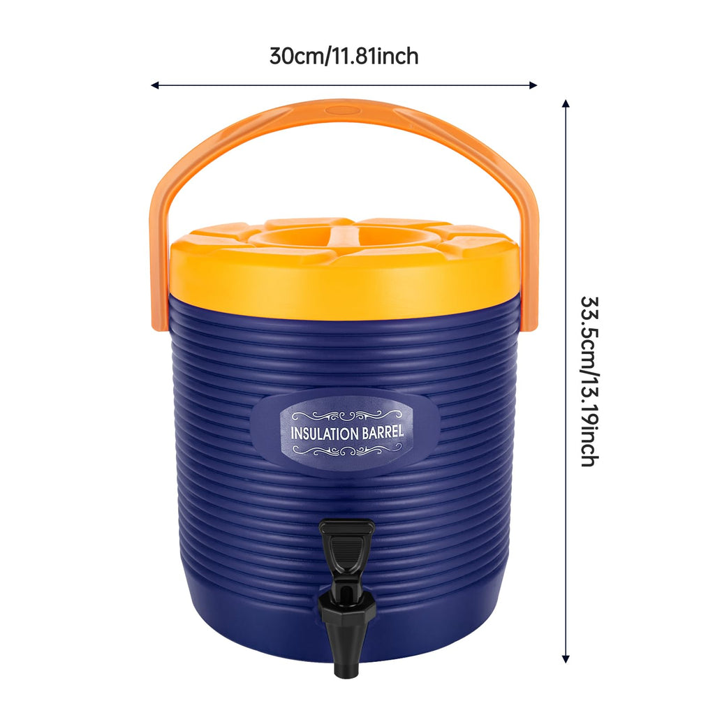 Insulated Beverage Dispenser 3.43 Gallon Blue G1109