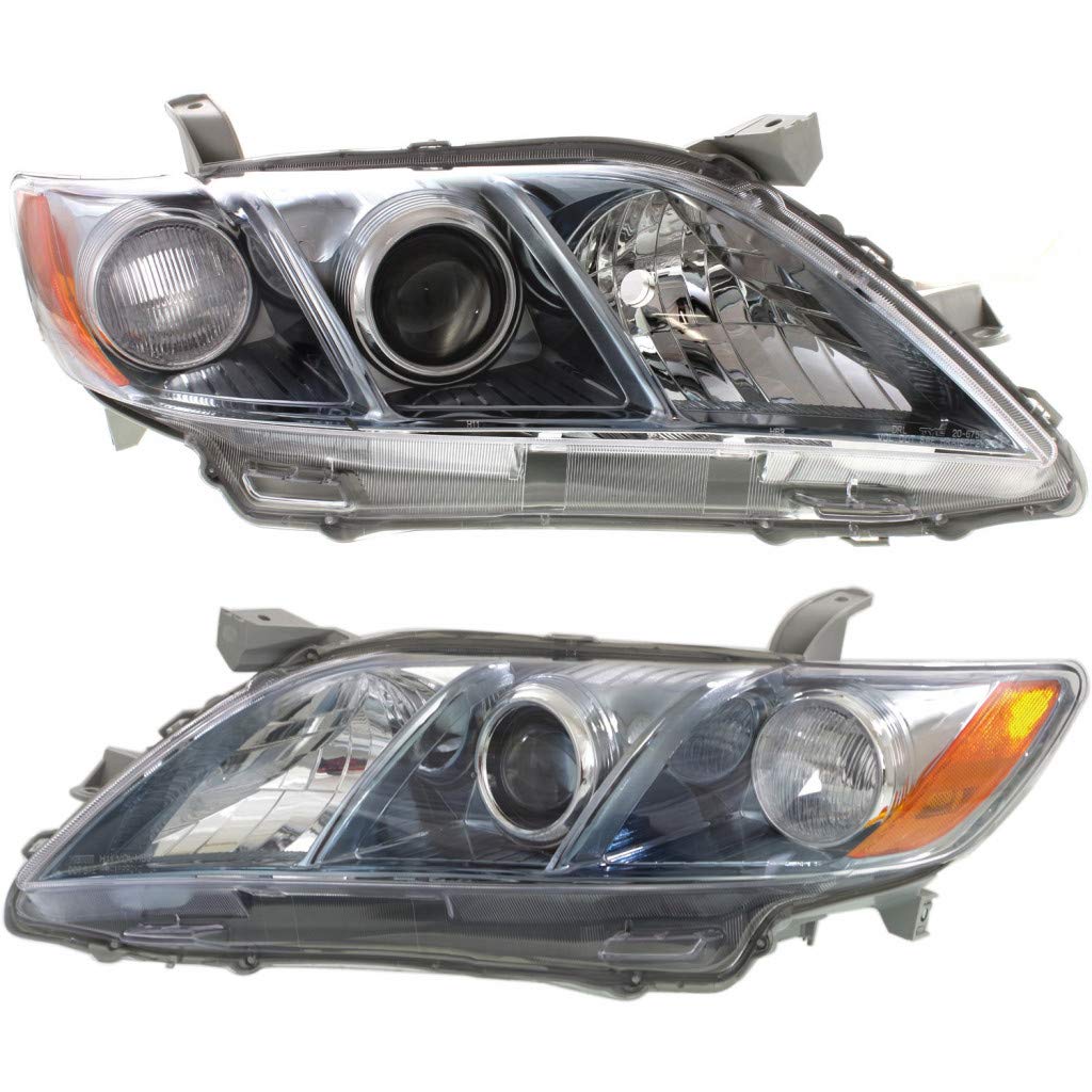 Toyota Camry Headlight Assembly Pair Driver and Passenger Side DOT Certified H101574