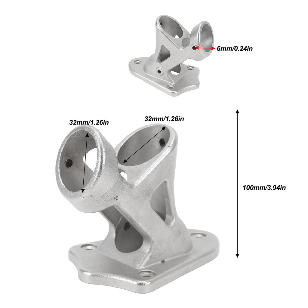 Heavy Duty Stainless Steel Flag Pole Bracket Mount H691397