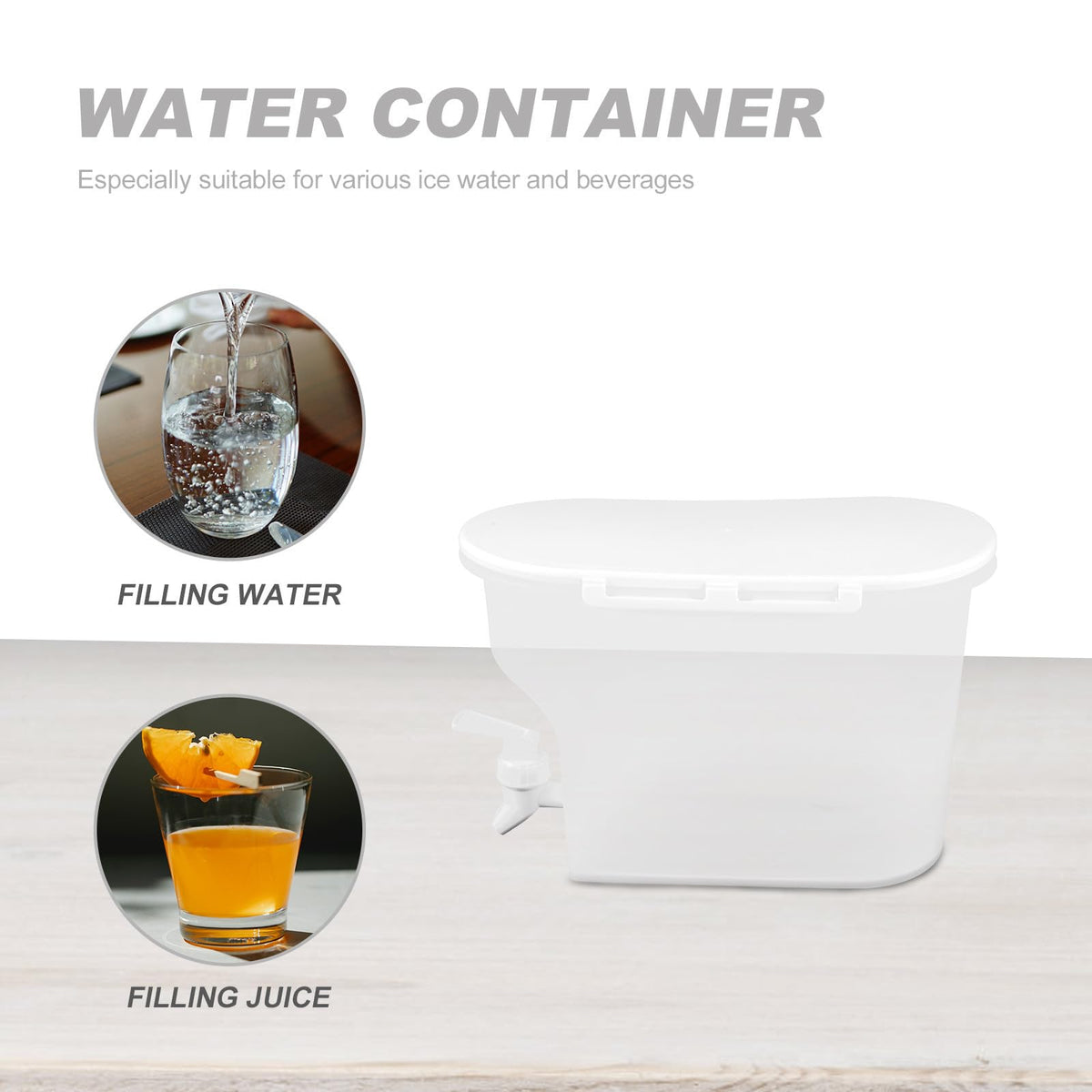 Cold Water Pitcher with Faucet V889943