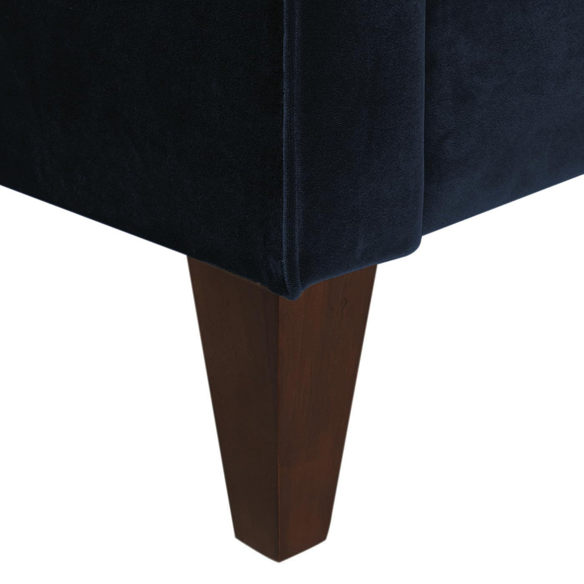 Dark Navy Blue Performance Velvet Tufted Sofa W237