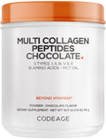 Multi Collagen Protein Powder, MCT Oil, Chocolate, 18 oz G1368