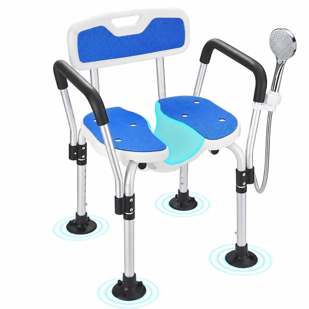 Shower Chair with Arms and Back F3448