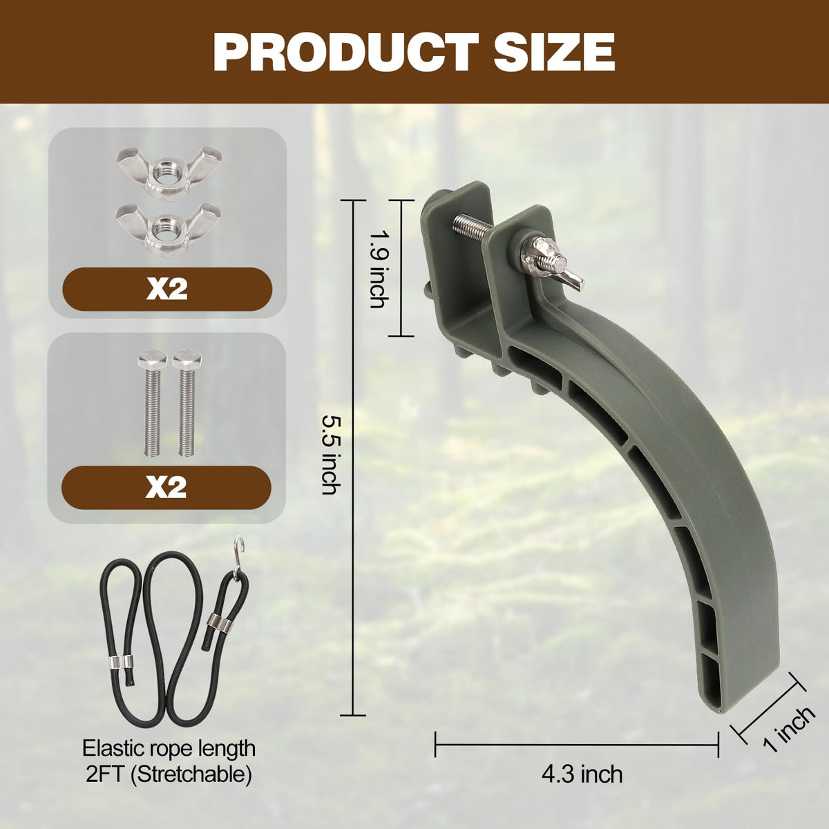 Climbing Stand Accessories with Elastic Rope (1-Pair) L11763