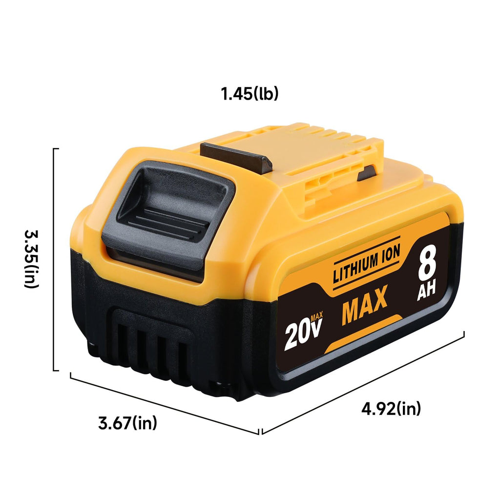 8.0Ah Rechargeable Replacement Battery 2-Pack H4582