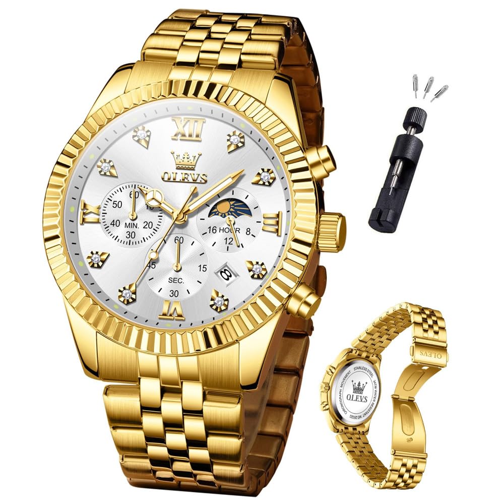 Men Quartz Stainless Steel Waterproof Luminous Watch E517725