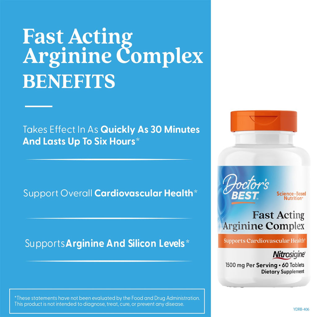 Arginine Complex 1500 mg 60 Tablets S891946