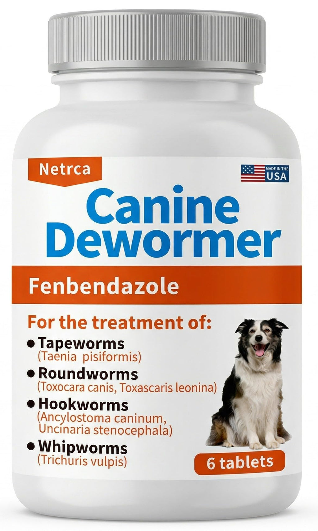 Fenbendazole Tablets for Dogs 6 Tablets U672