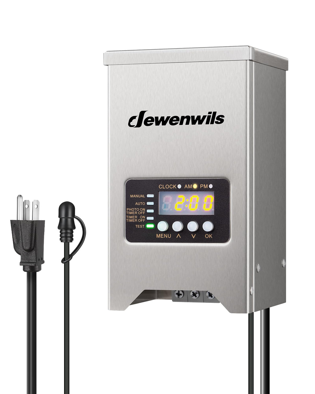 200W Low Voltage Transformer with Photocell Sensor & Timer G848