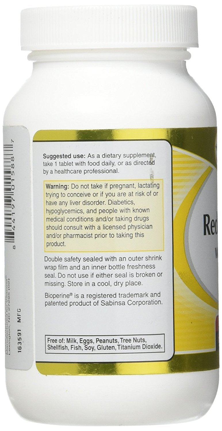 Red Yeast Rice 1200 mg CoQ10 60 Tablets E19782