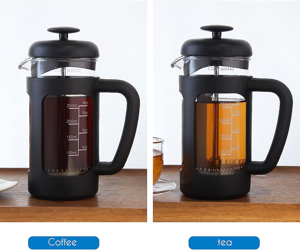 12 oz French Press Coffee Tea Maker with Measuring Spoon F31865