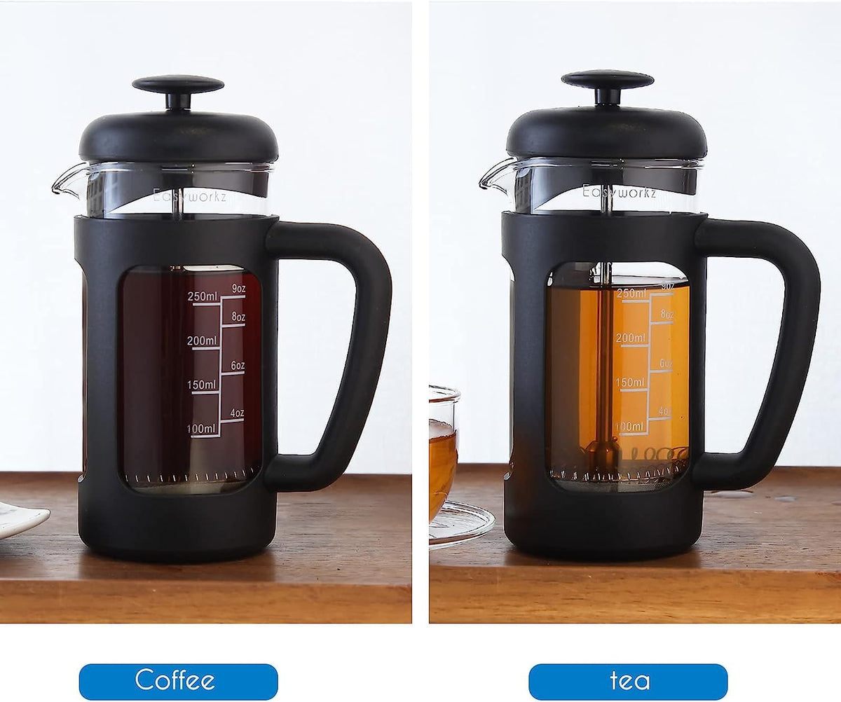 12 oz French Press Coffee Tea Maker with Measuring Spoon F31865