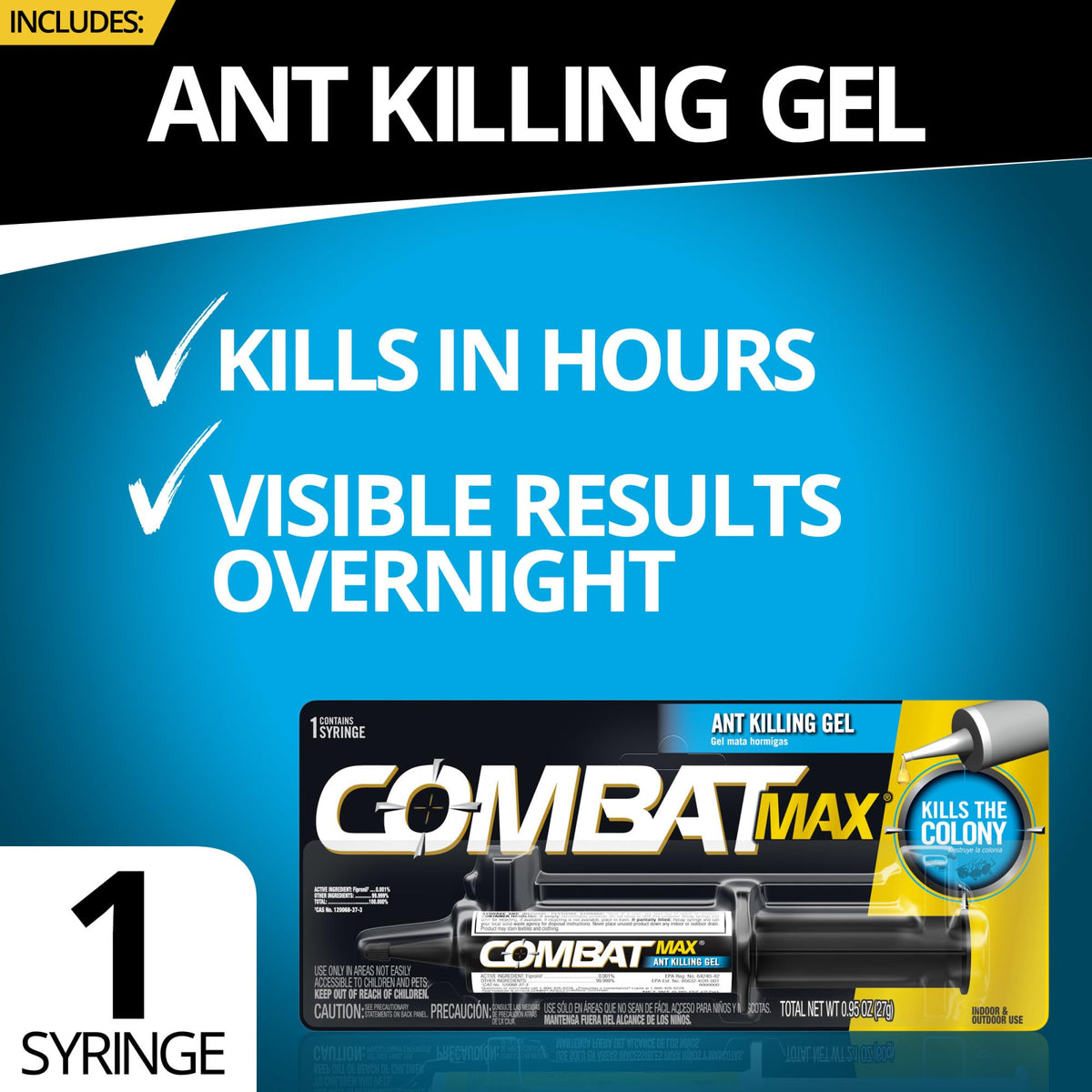 Combat Ant Killing Gel, 27 Gram J235077