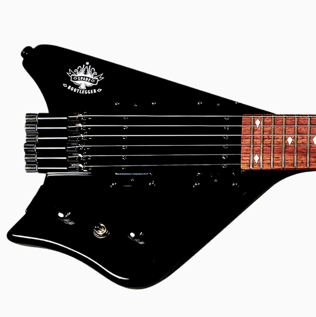Headless Electric Travel Guitar with Hard Case G132