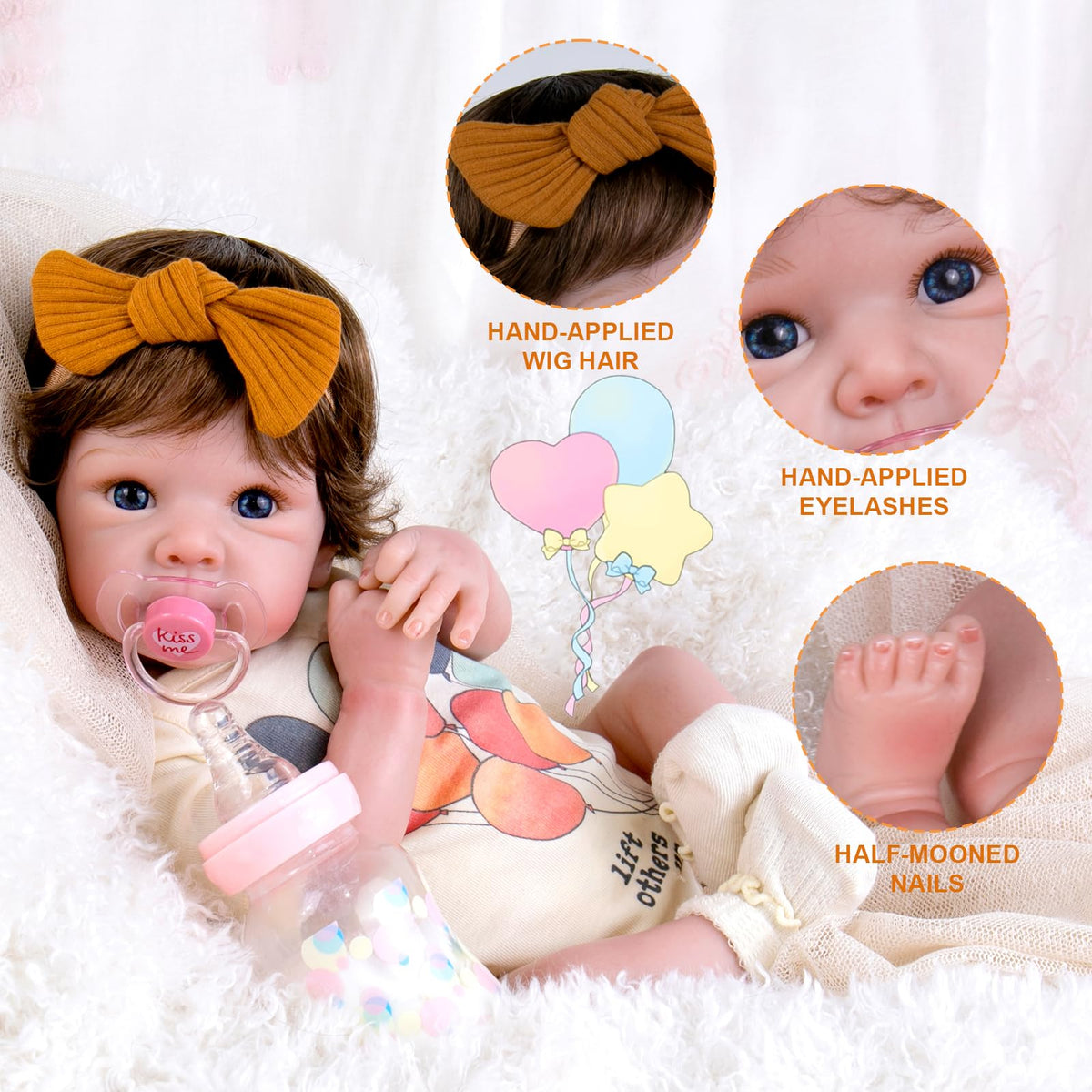 20-Inch Reborn Baby Doll W69626