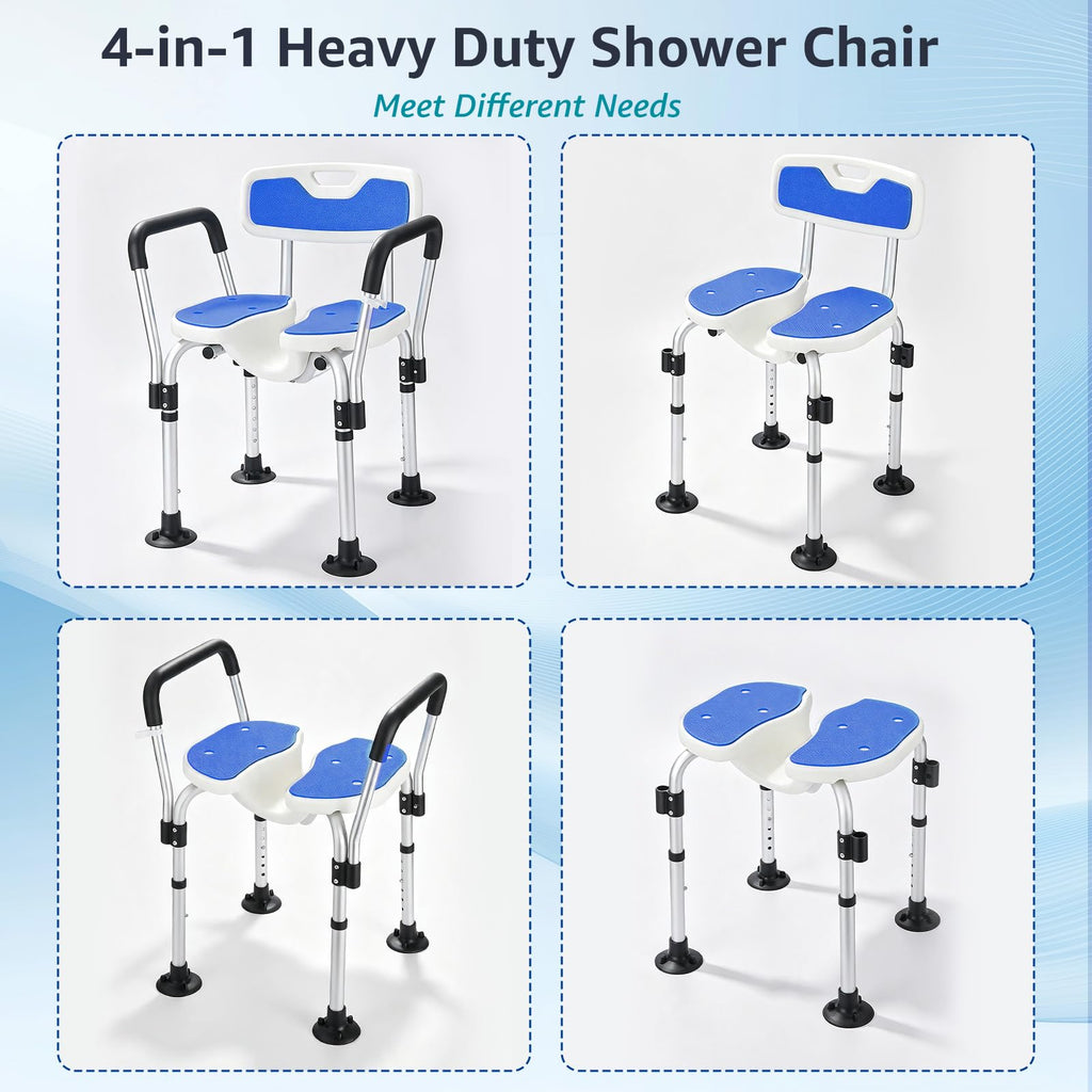 Shower Chair with Arms and Back F3448