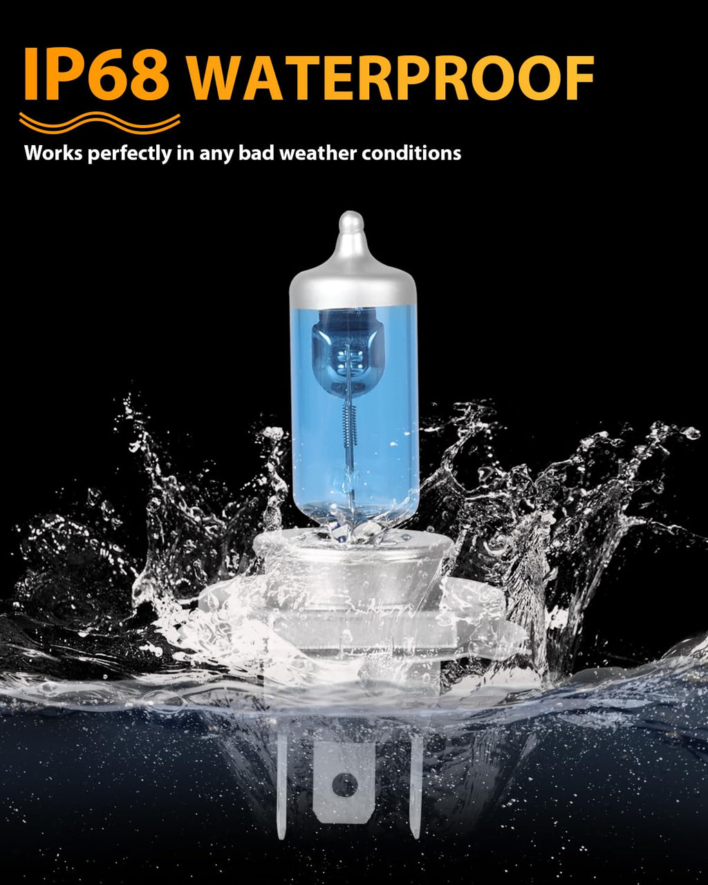 H4 Halogen Headlight Bulbs, Pack of 2 P10008