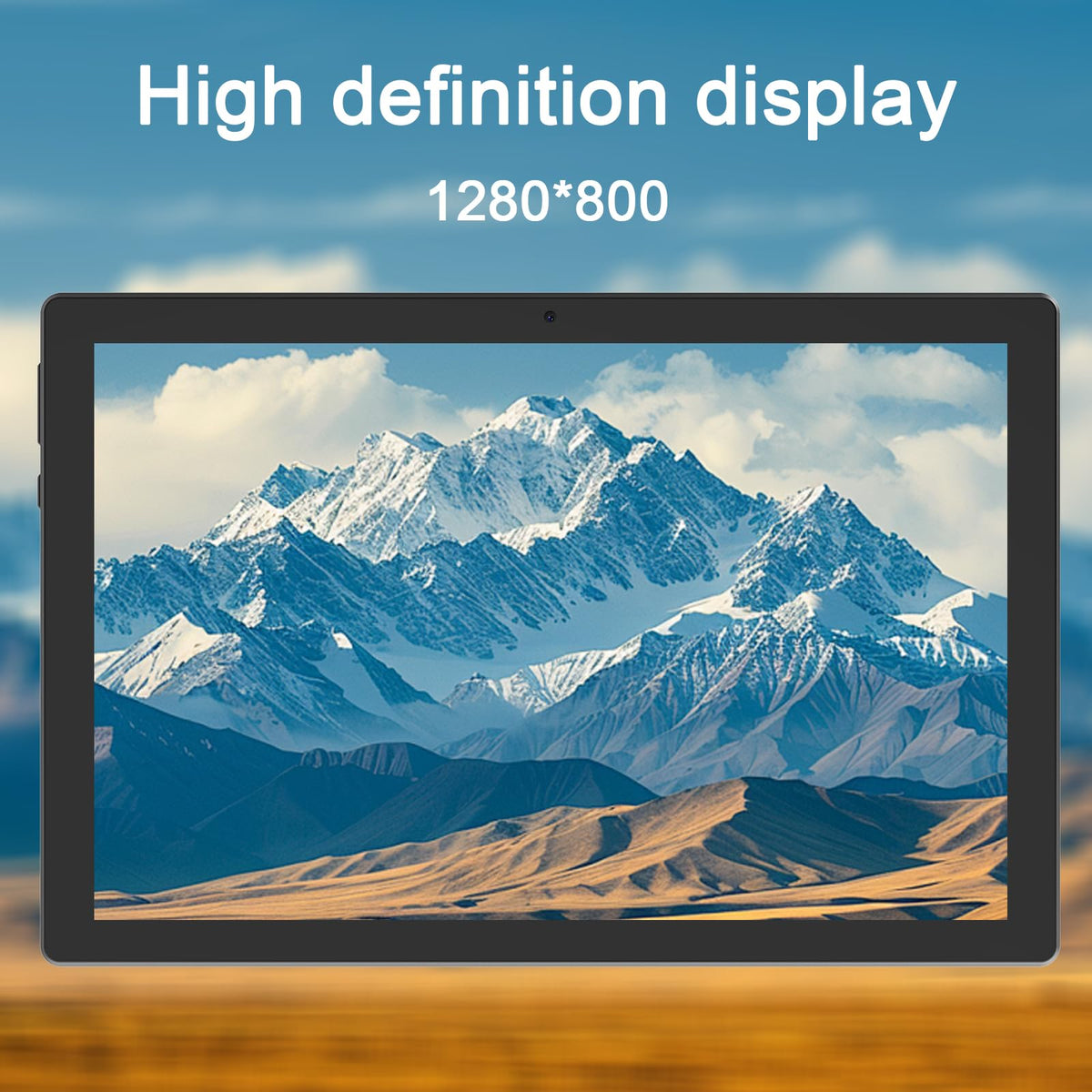 Android 15 Tablet 10 Inch 12GB RAM 64GB ROM 2 in 1 with Keyboard Case Mouse Stylus X14161