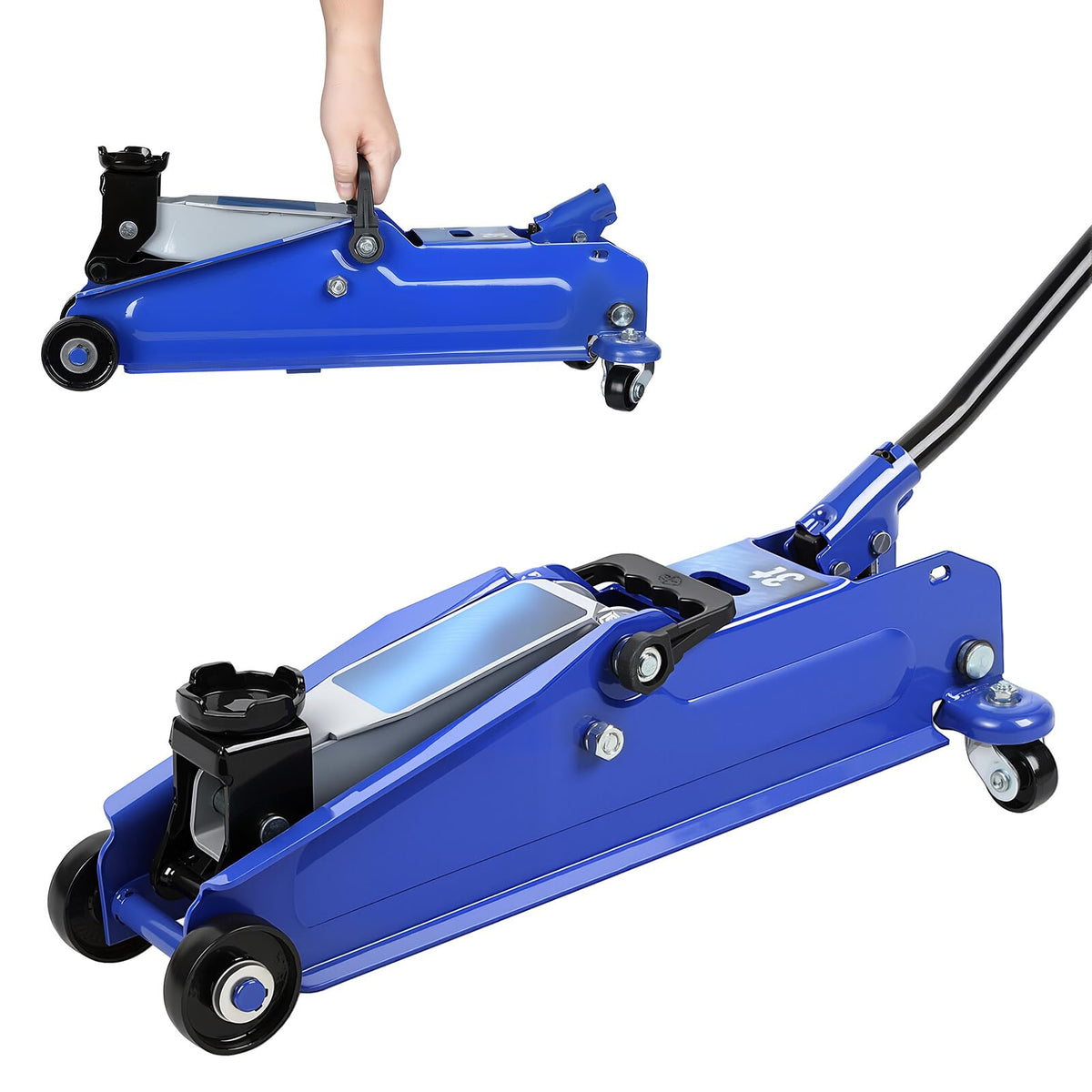 3 Ton Heavy Duty Steel Floor Jack X85711