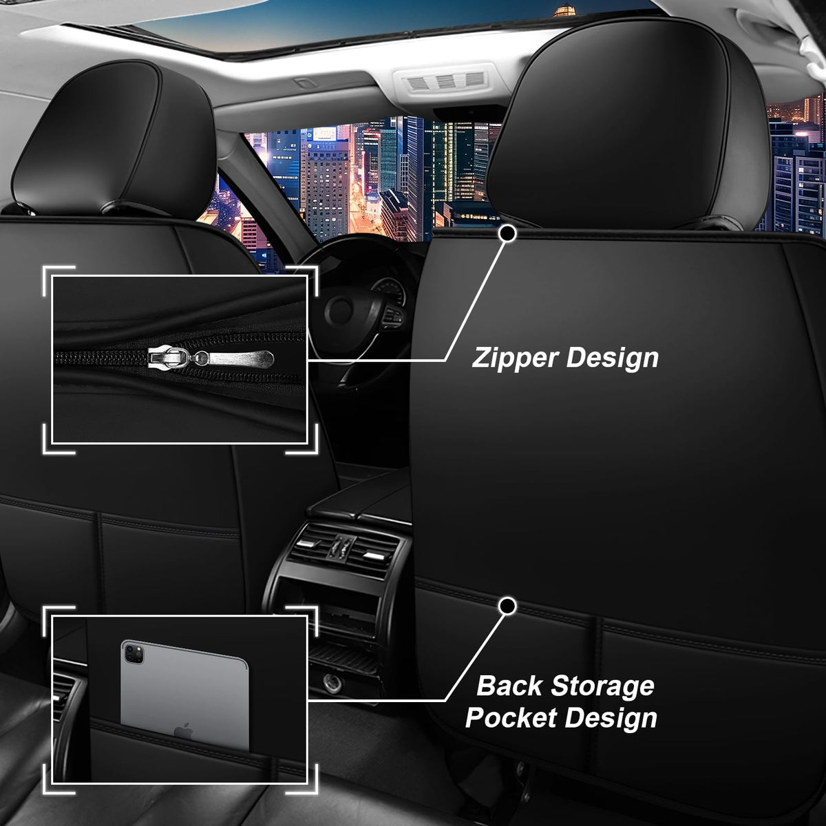 Car Seat Cover 5 Seats X4777