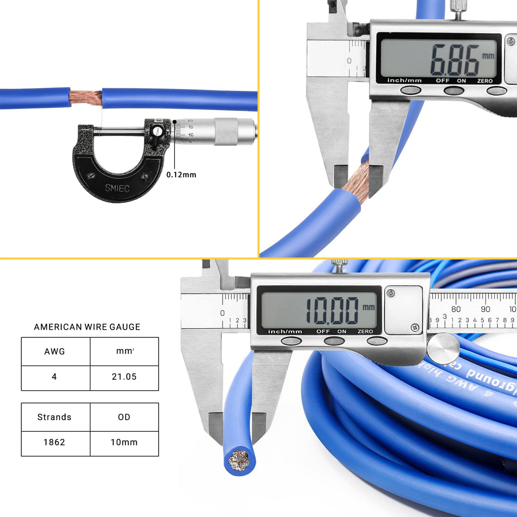 4 Gauge 4-Channel Amplifier Wiring Kit Q6335