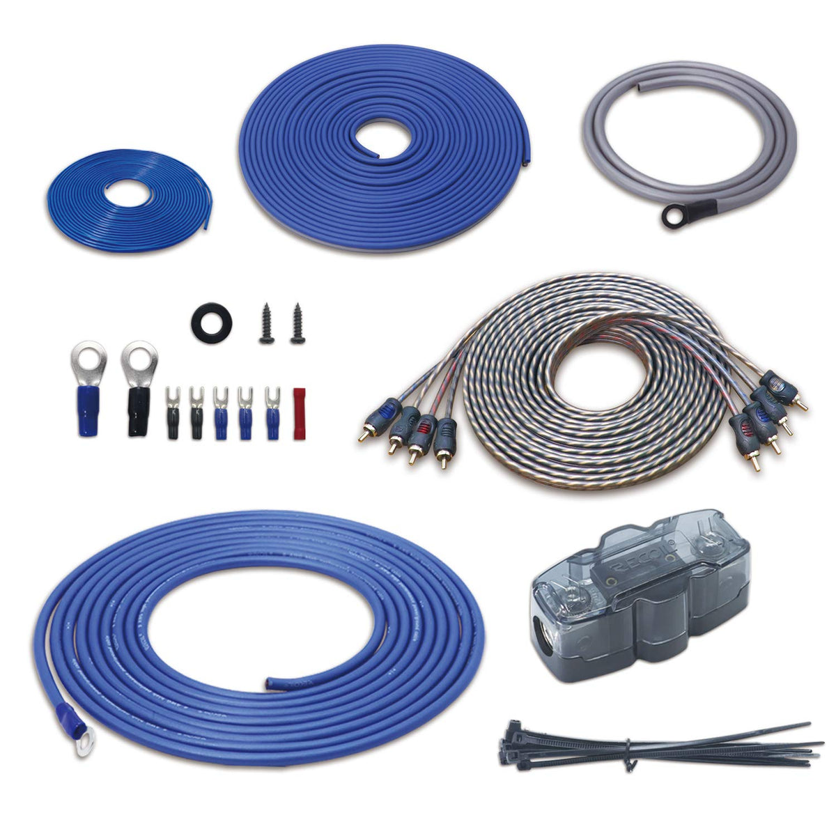 4 Gauge 4-Channel Amplifier Wiring Kit Q6335