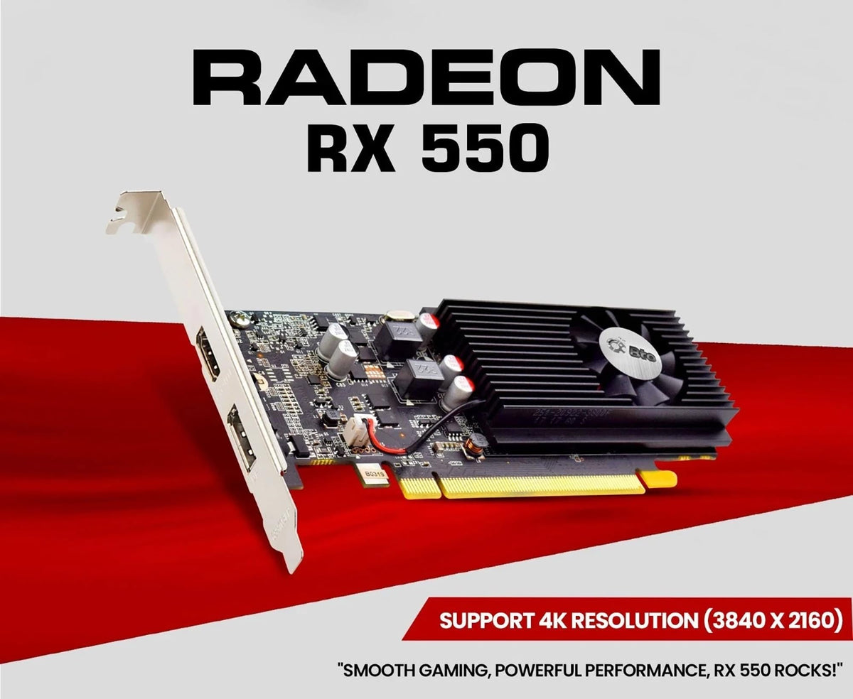 RGB Gaming Desktop PC Intel Core i5 RX 550 4GB GDDR5 G213186