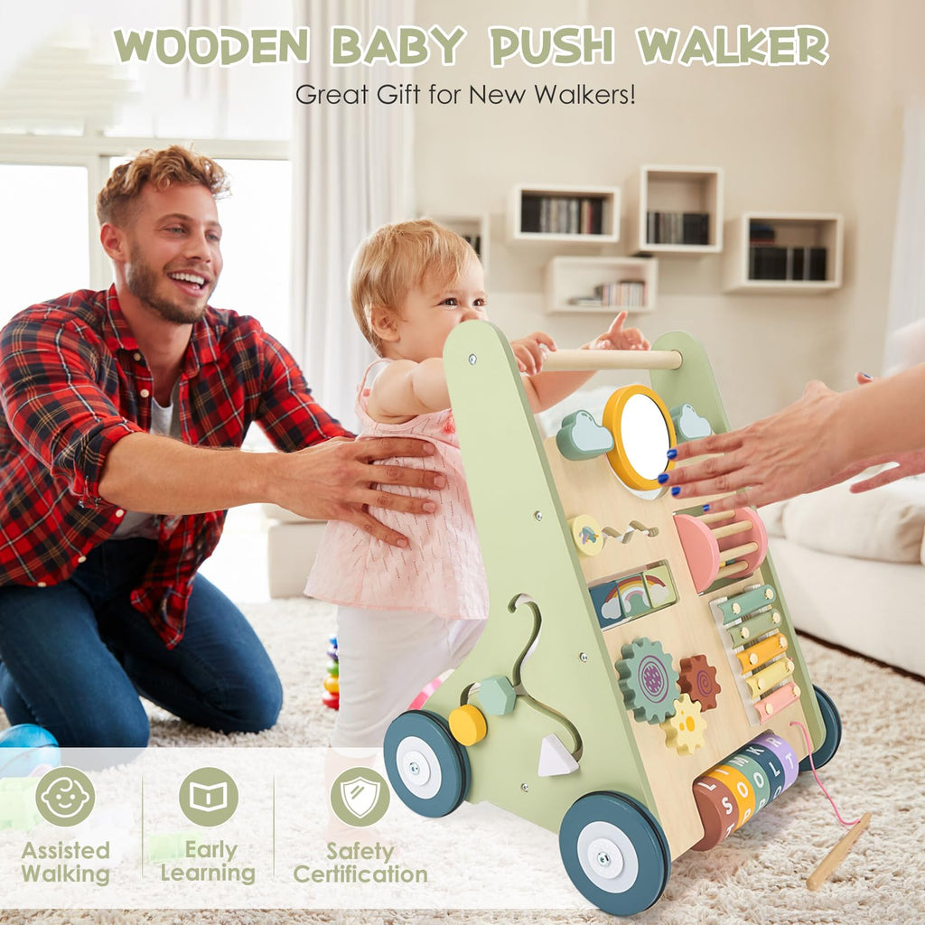 Wooden Baby Push Walker V467728