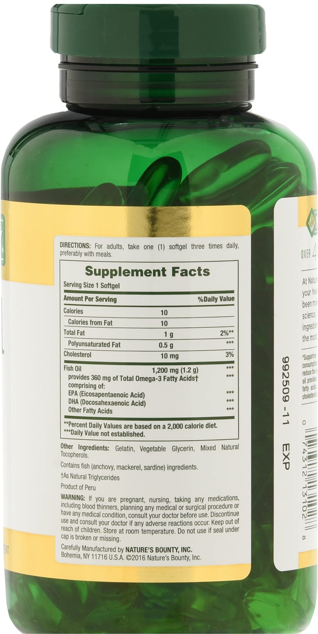 Fish Oil 200 Count W698411