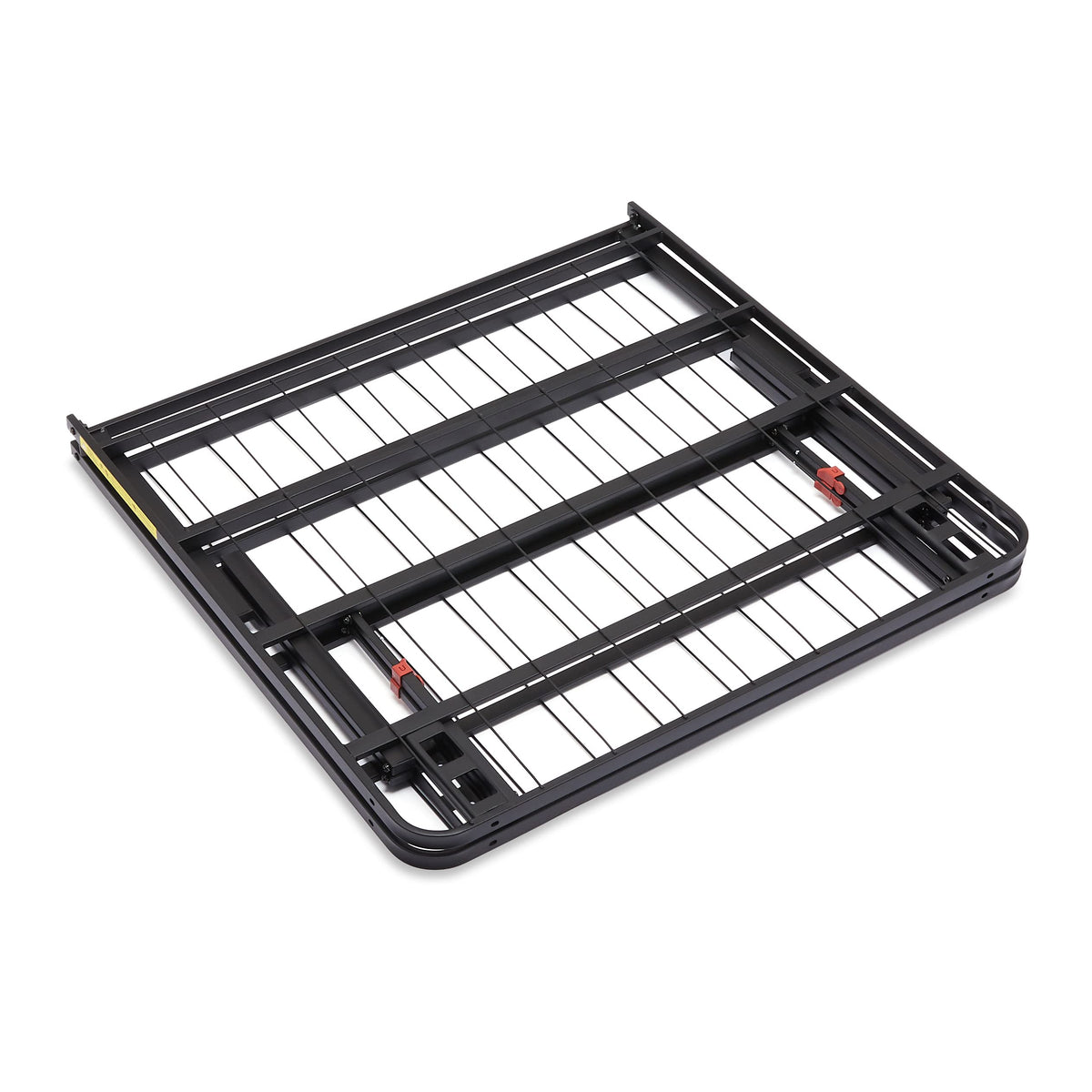 Foldable Metal Platform Bed Frame, 18 Inches High, Twin Size, Black W234594