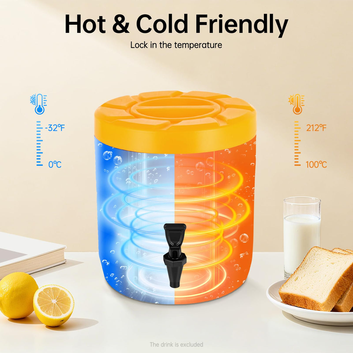 Insulated Beverage Dispenser 3.43 Gallon Blue G1109