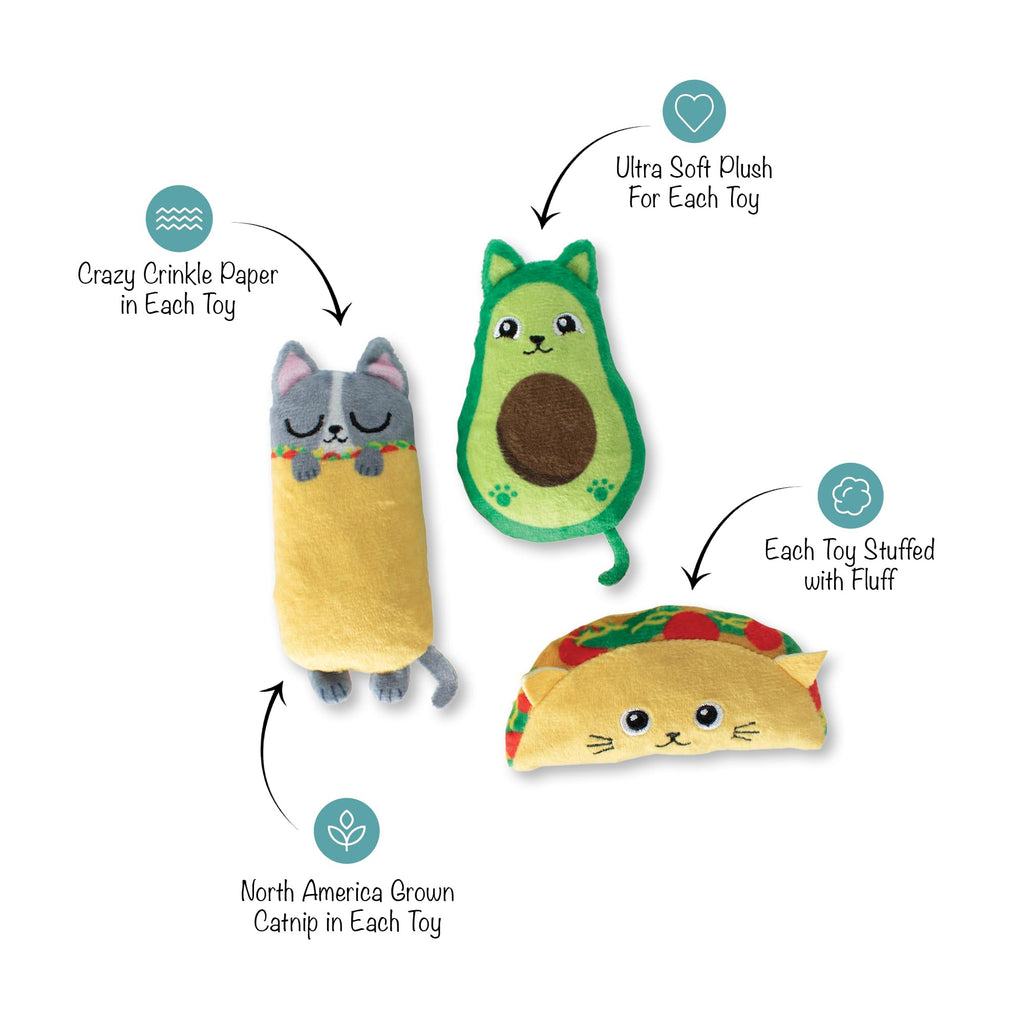 Plush Cat Toy 3 Piece Set A248268