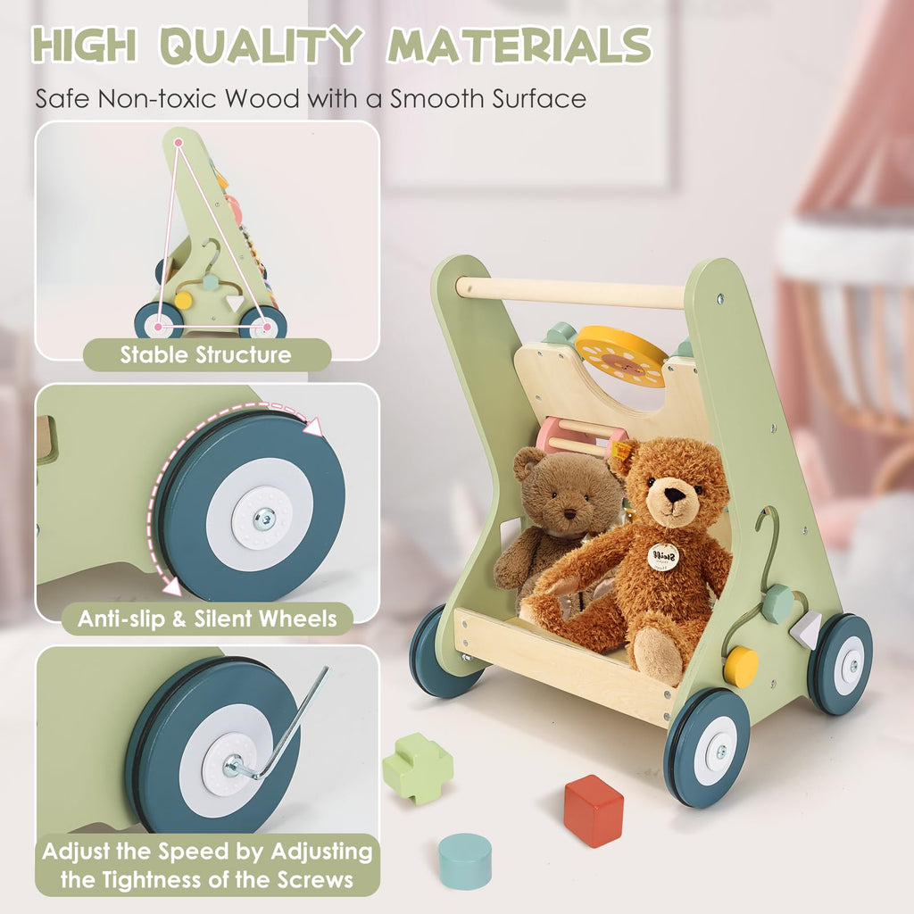 Wooden Baby Push Walker V467728