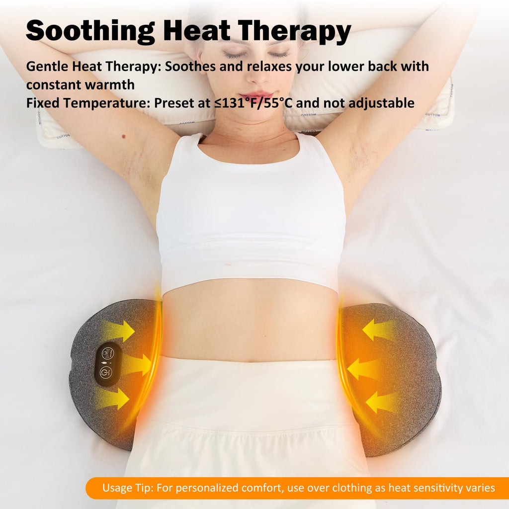 Back Massager with Heat, Vibration, Airbag Stretch B975706