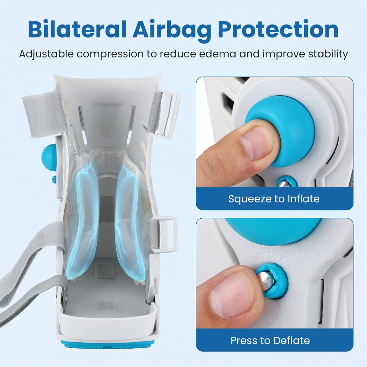 Small Air Cam Walker Fracture Boot with Decompression Insole W614