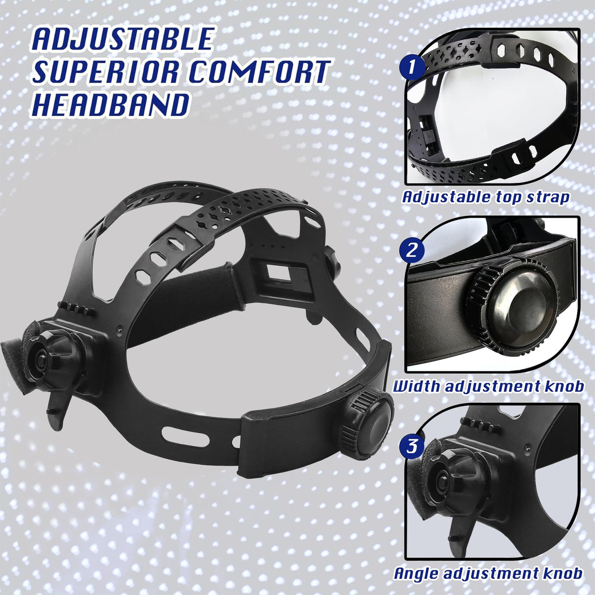 Auto Darkening Welding Helmet with LED Light P100961