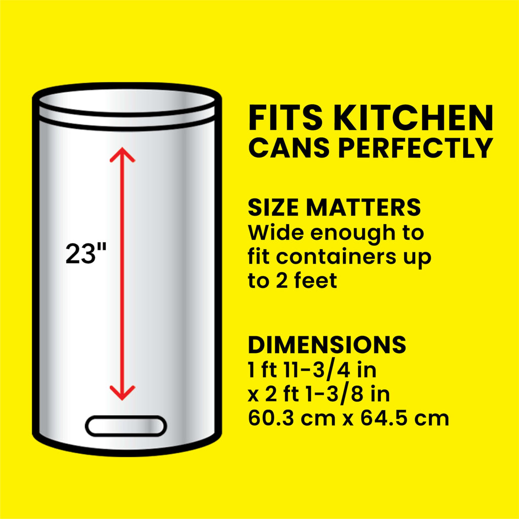 13 Gal Tall Trash Bags, 110 Ct V5713