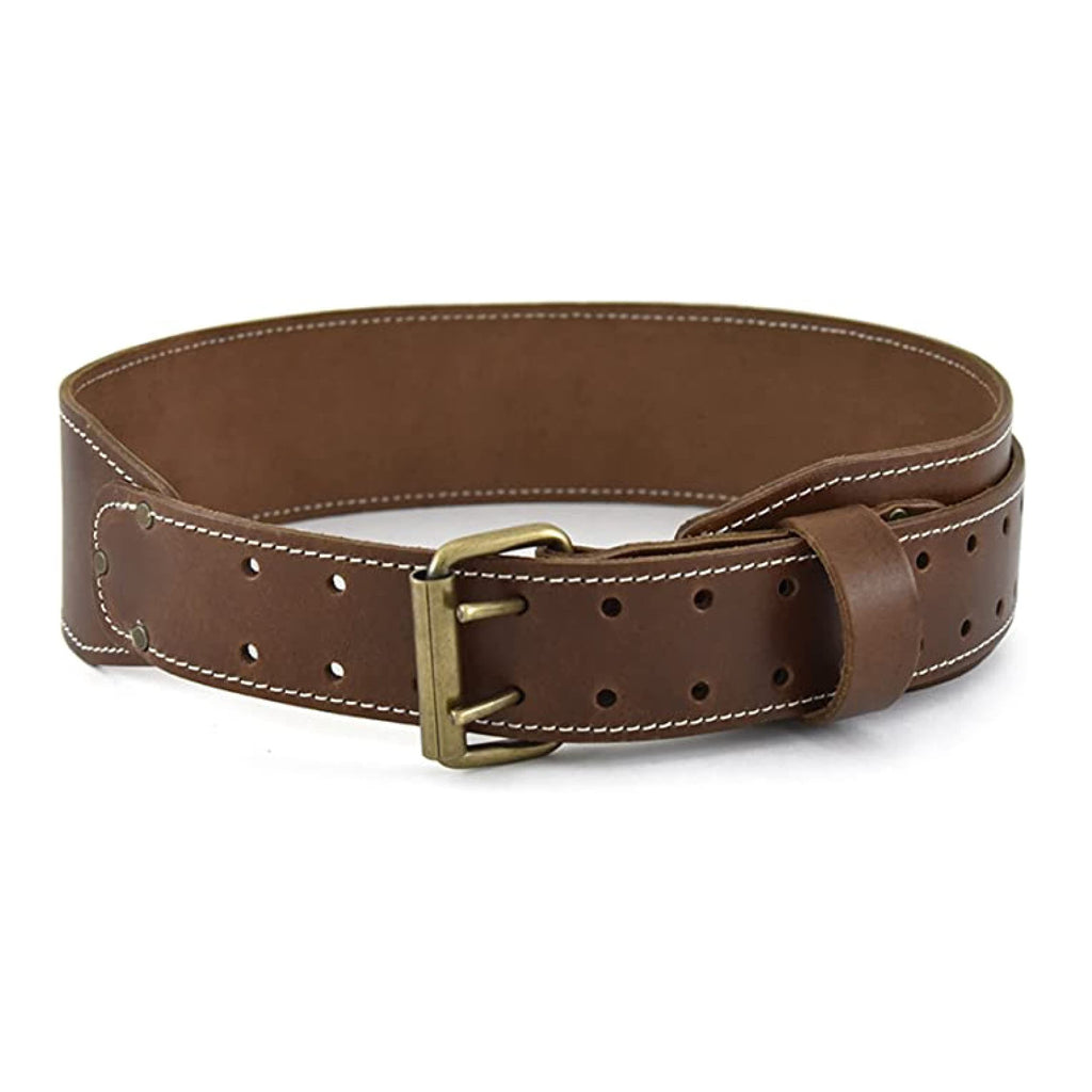 3" Wide Tapered Full-Grain Leather Work Belt E59123