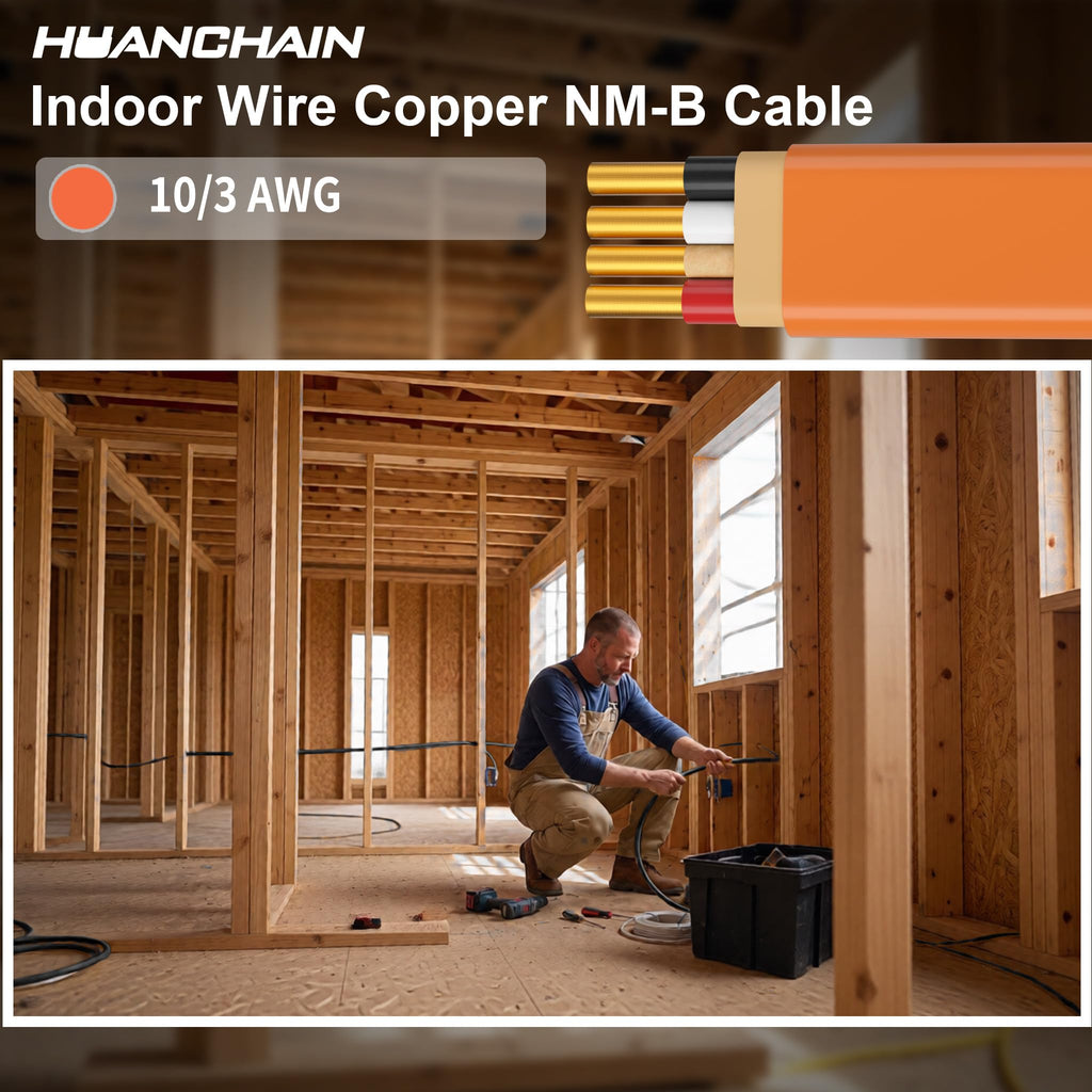 Orange 35FT Non-Metallic Sheathed Cable A12964