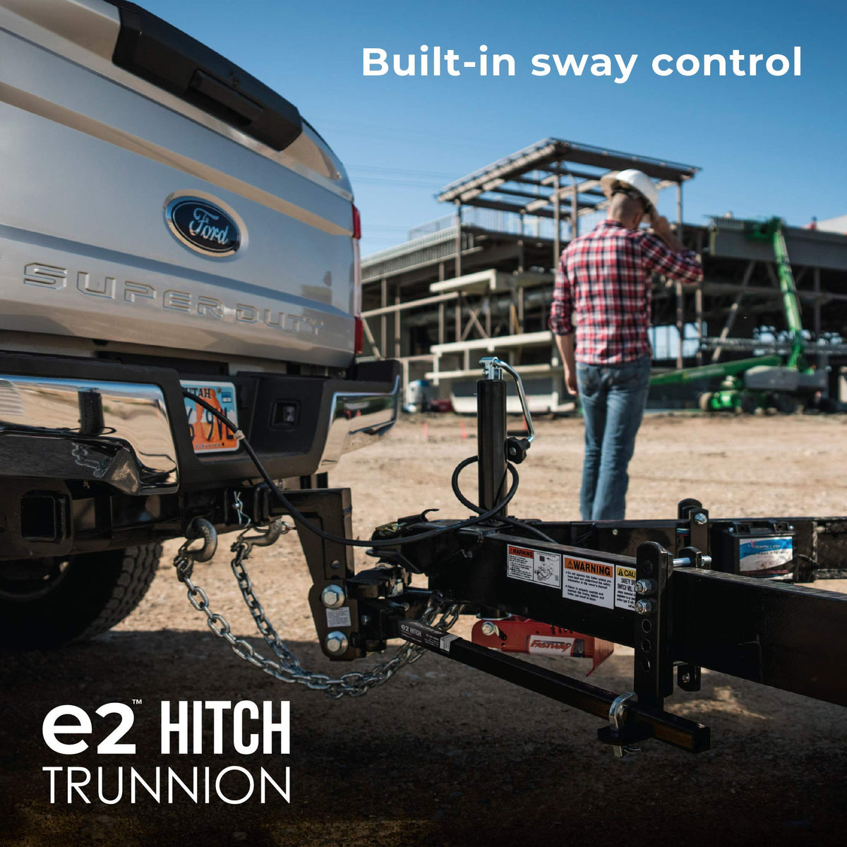 2-Point Sway Control Trunnion Hitch, 10,000 Lbs Trailer Weight Rating P5550